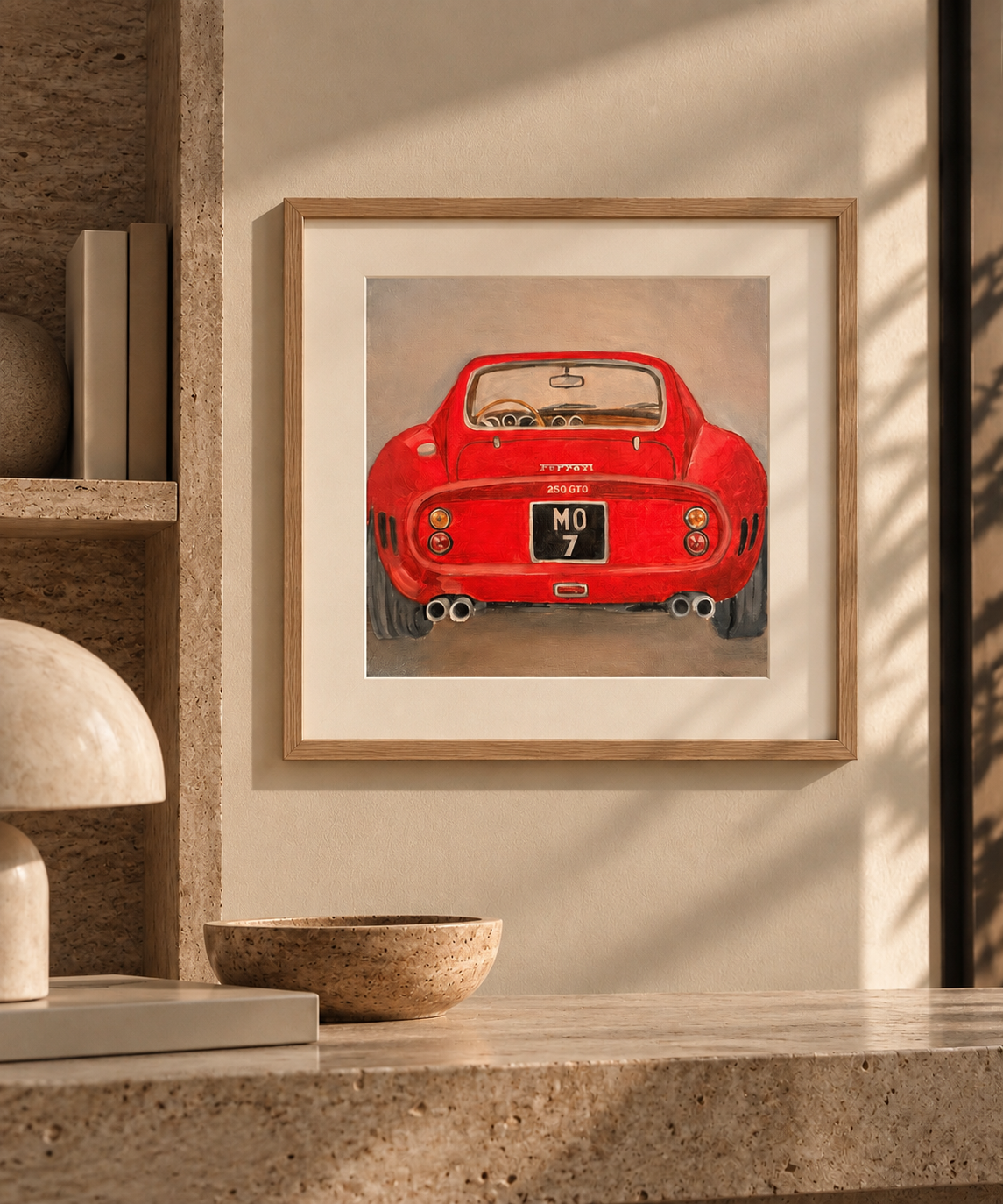 Ferrari 250 GTO — Rear View - Fine Art Print