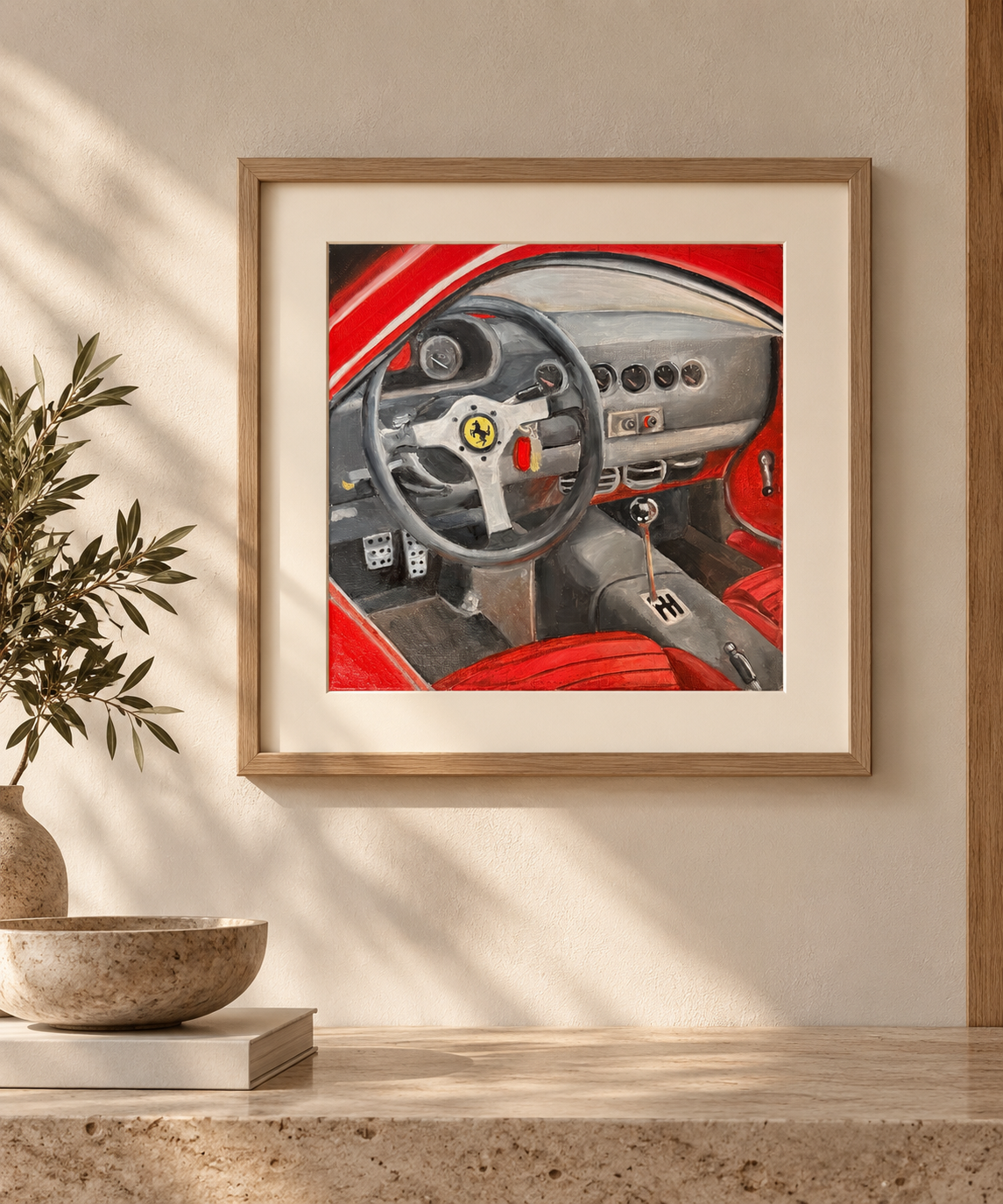 Ferrari 250 GTO — Behind the Wheel - Fine Art Print